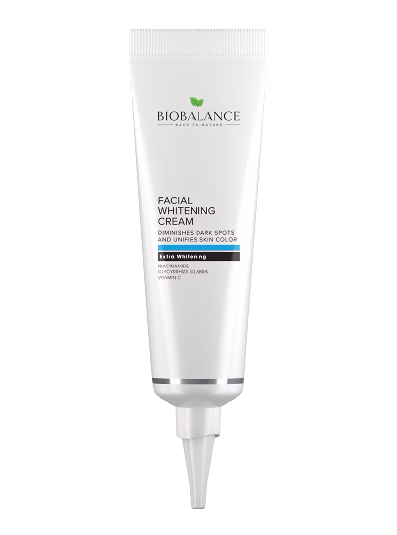 Bio Balance Facial Whitening Cream SPF 30 with Niacinamide, Vitamin C, and Licorice for dark spots and skin radiance