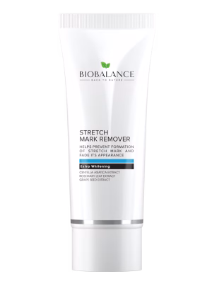 Bio Balance Stretch Mark Cream 60ml dermatologically tested formula to prevent and fade stretch marks