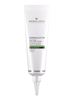 Soothing facial cream with amino acids for sensitive skin and redness relief