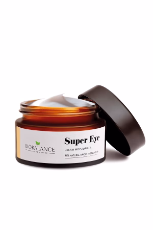 Biobalance Super Eye Intensive Moisturizing Eye Contour Cream with 3% Hydrolyzed Collagen, 1.5% Hyaluronic Acid, and 0.5% Vitamin C for firming, wrinkle reduction, and multi-depth hydration – 20ml