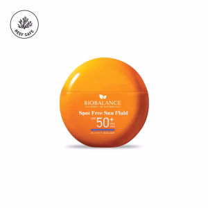 Biobalance Spot Free Sun Fluid SPF 50+ 40ml with Vitamin C, Carnosine and Sclareolide for anti-dark spot broad-spectrum sun protection