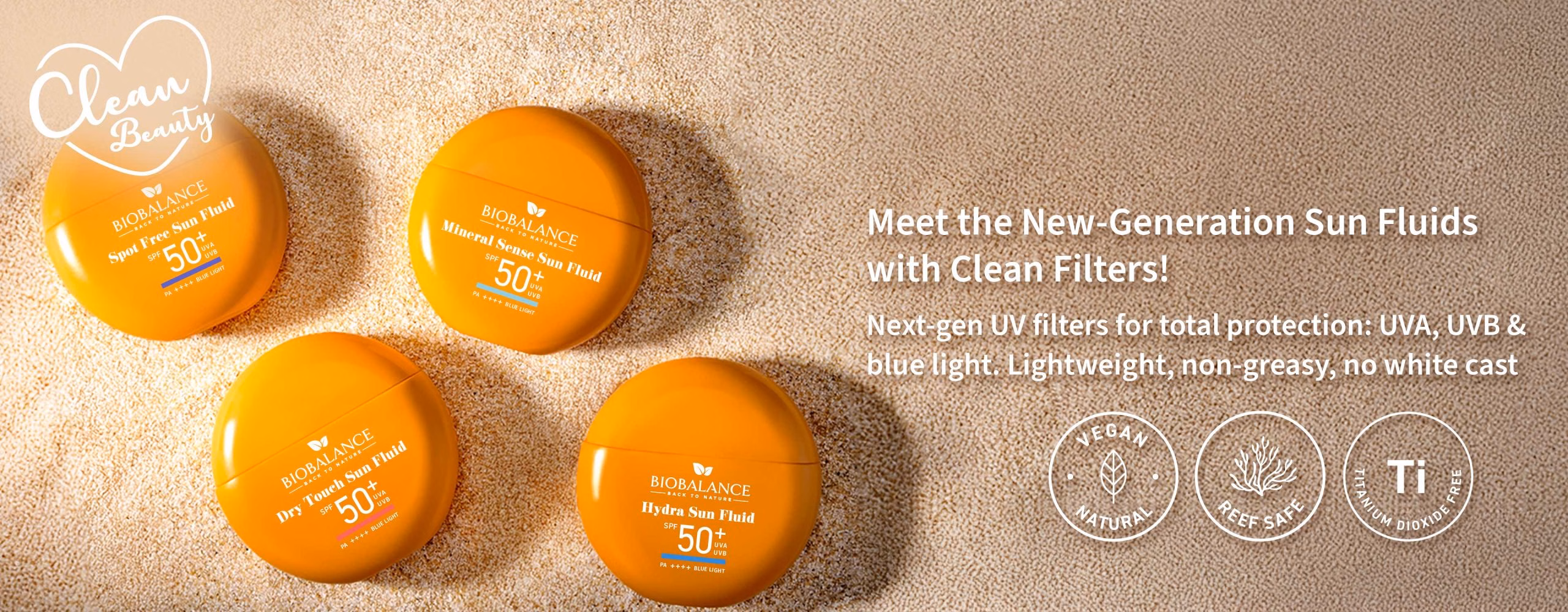 Biobalance sun fluid banner